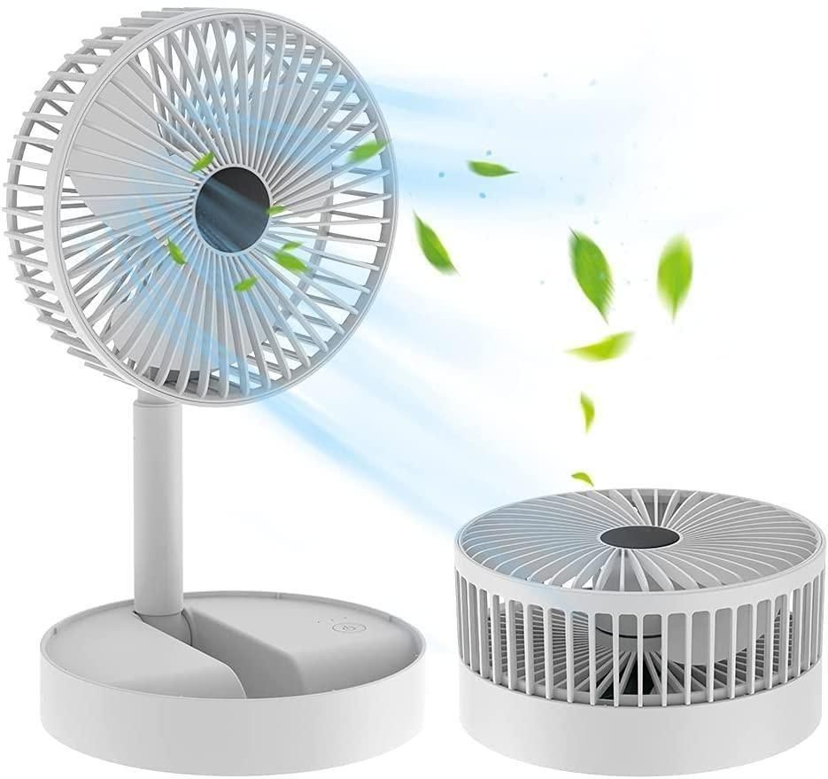 Powerful Rechargeable High Speed Table Desk Fan - GADGET ROOM